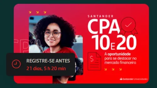 Curso Santander  Santander Cpa-10 E Cpa-20 Edio 2024